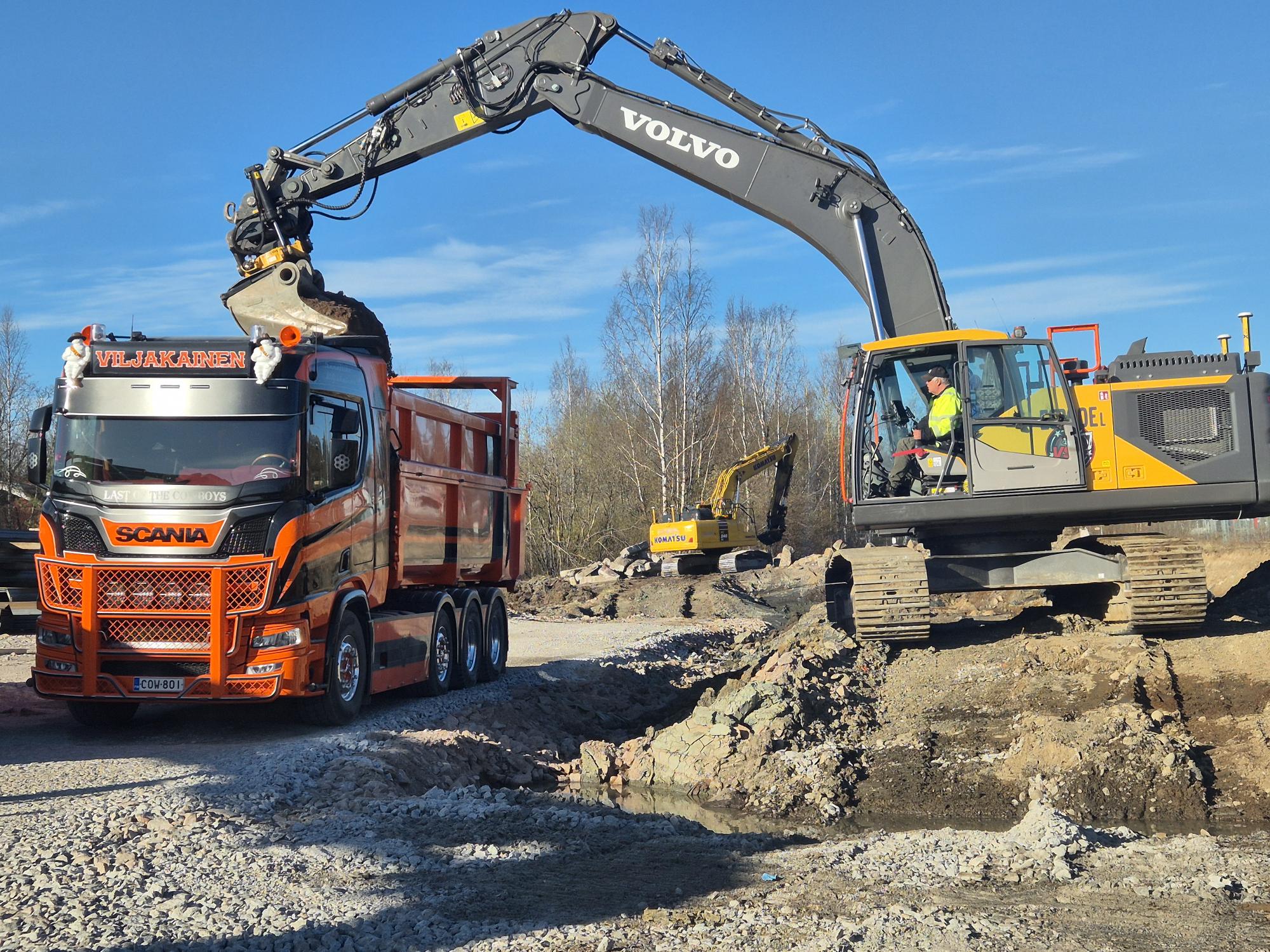 VSG Infra työmaa
